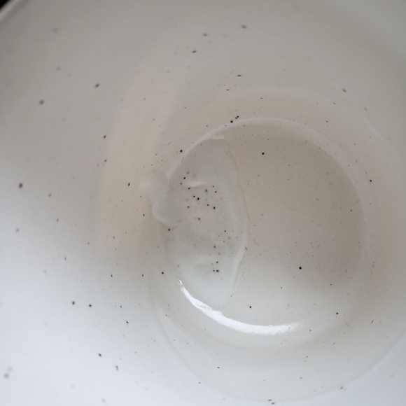 Vintage stoneware Canada loon sunset scenery mug tan brown speckled handmade - Picture 8 of 10